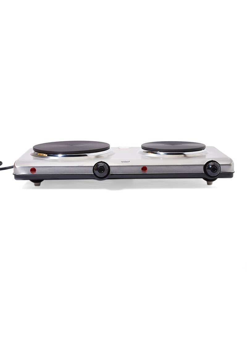 Sanford - Electric Double Hot Plate SF5008HPT BS Silver - Image 1