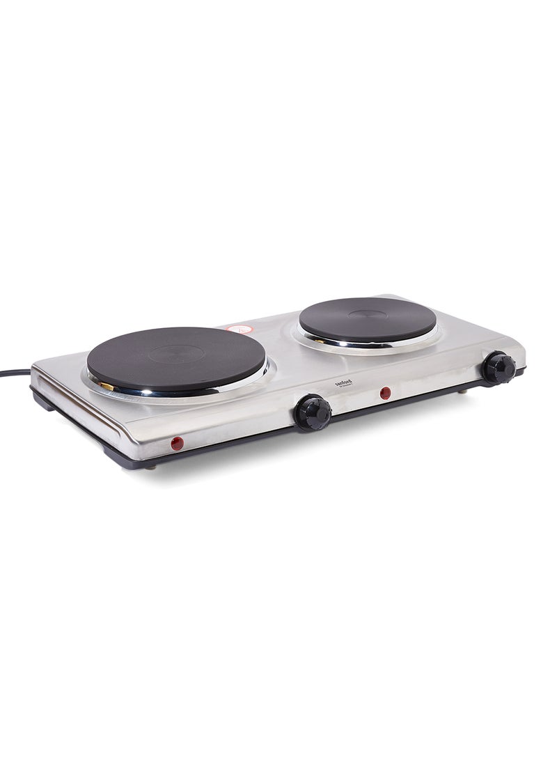 Sanford - Electric Double Hot Plate SF5008HPT BS Silver - Image 1