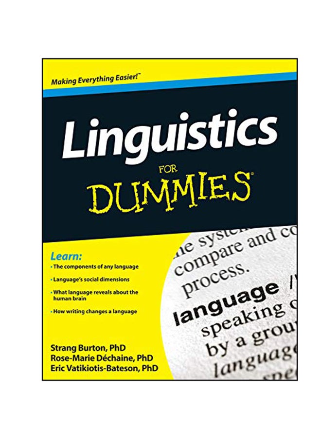 Linguistics For Dummies paperback english - 06 Mar 2012 