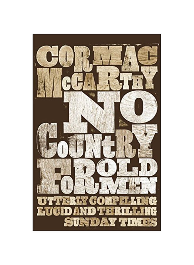 No Country For Old Men Paperback English by Cormac Mccarthy - 2009 