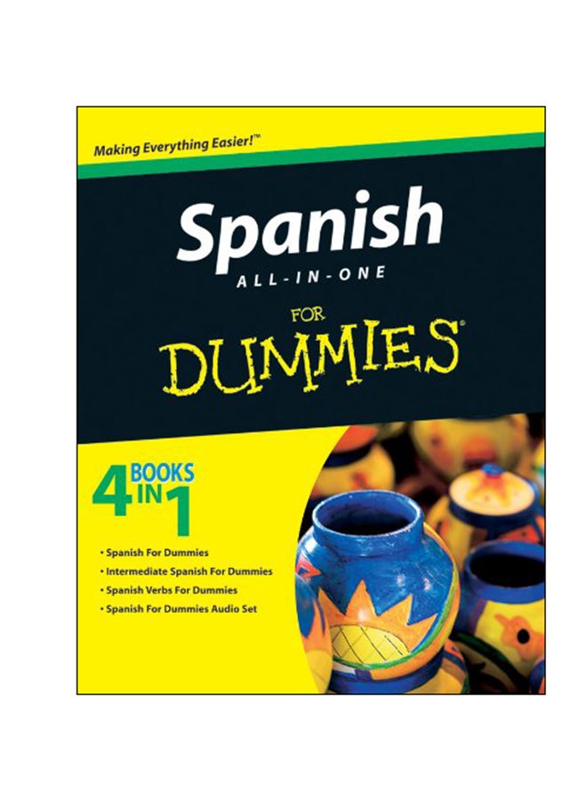 Spanish All-In-One For Dummies Paperback English by Expert Team - 2009