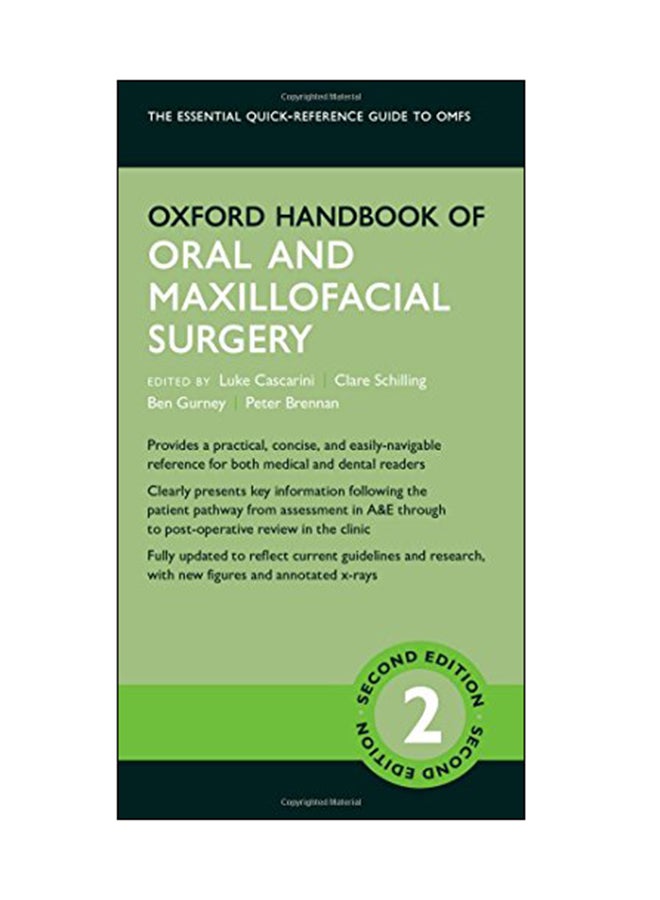 Oxford Handbook Of Oral And Maxillofacial Surgery Paperback English by Luke Cascarini - 16 Oct 2018 