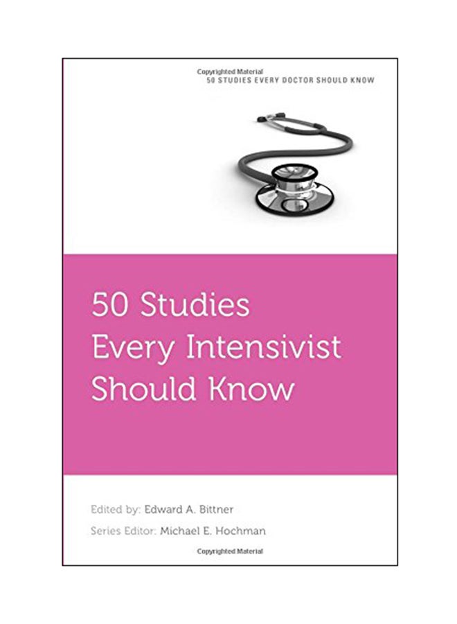 50 Studies Every Intensivist Should Know paperback english - 23 Mar 2018