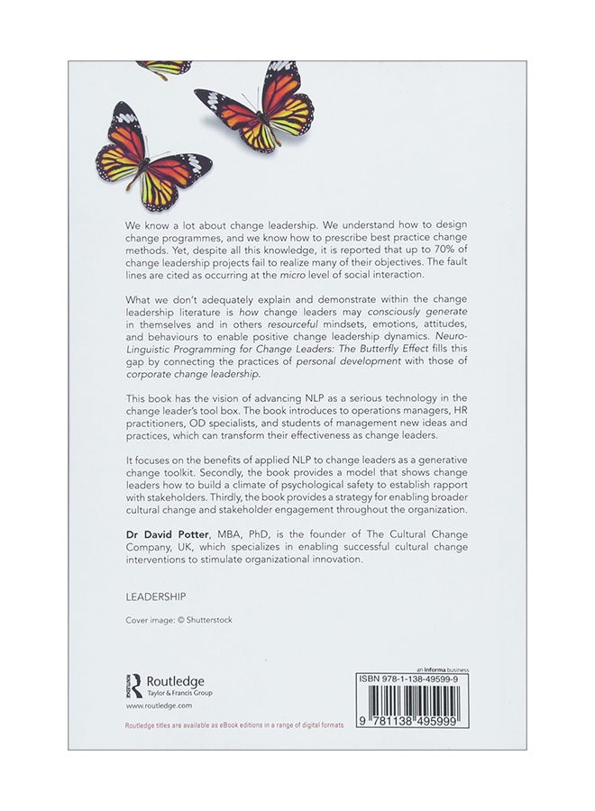 Neuro-Linguistic Programming For Change Leaders paperback english - 21 May 2018