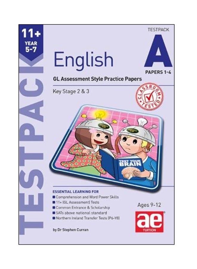 null - English: GL Assessment Style Practice Papers: TestPack A Papers 1-4 Year 5-7 Paperback English by Stephen Curran - 01 Apr 2017 - Image 1