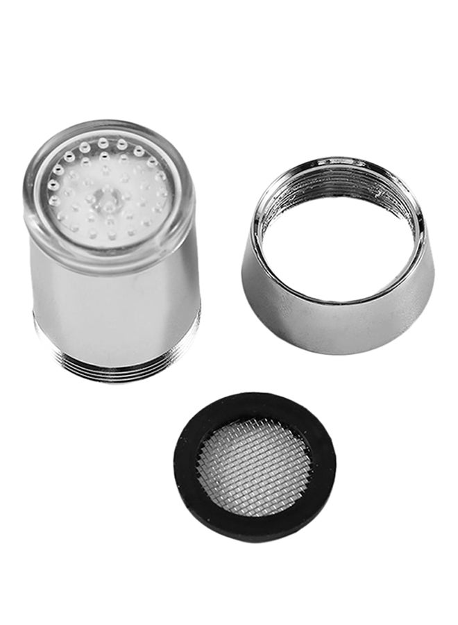 Temperature Sensing LED Water Faucet Silver 32x22mm - Image 1