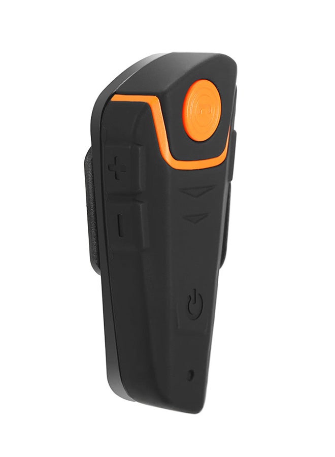 Generic - Motorcycle Helmet Bluetooth Intercom Headset Black/Orange - Image 1