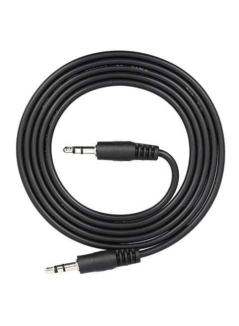Male To Male AUX Cable Black/Silver