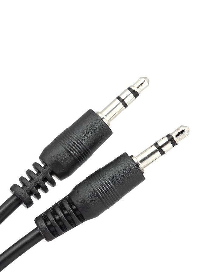 Generic - Male To Male AUX Cable Black/Silver - Image 1