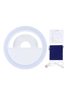 Portable Clip-On Selfie Ring Light White - v1547477857/N20135146A_3