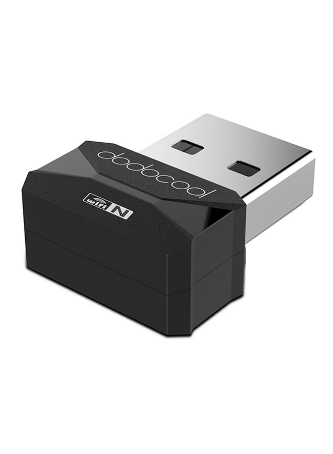 دودوكول محول USB 2.0 لاسلكي صغير أسود/فضي  - Image 1