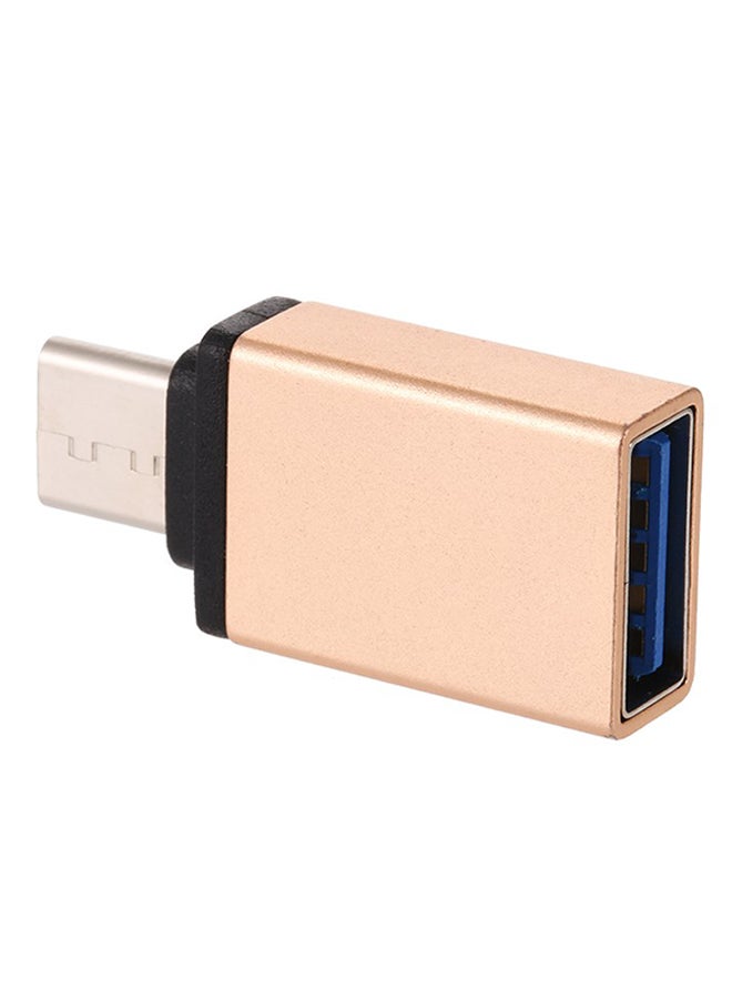 Generic - USB Type-C Male to USB 3.0 Female OTG Converter Multicolour - Image 1