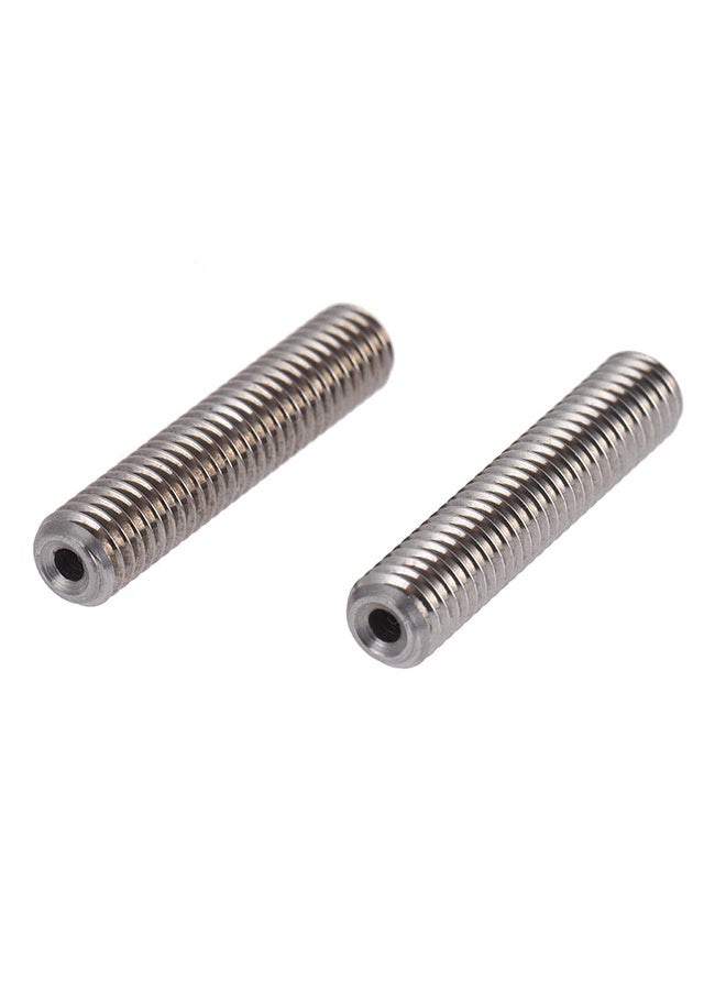 2-Piece Replacement Nozzle Extruder Throat Pipes For 3D Printer Bronze - Image 2