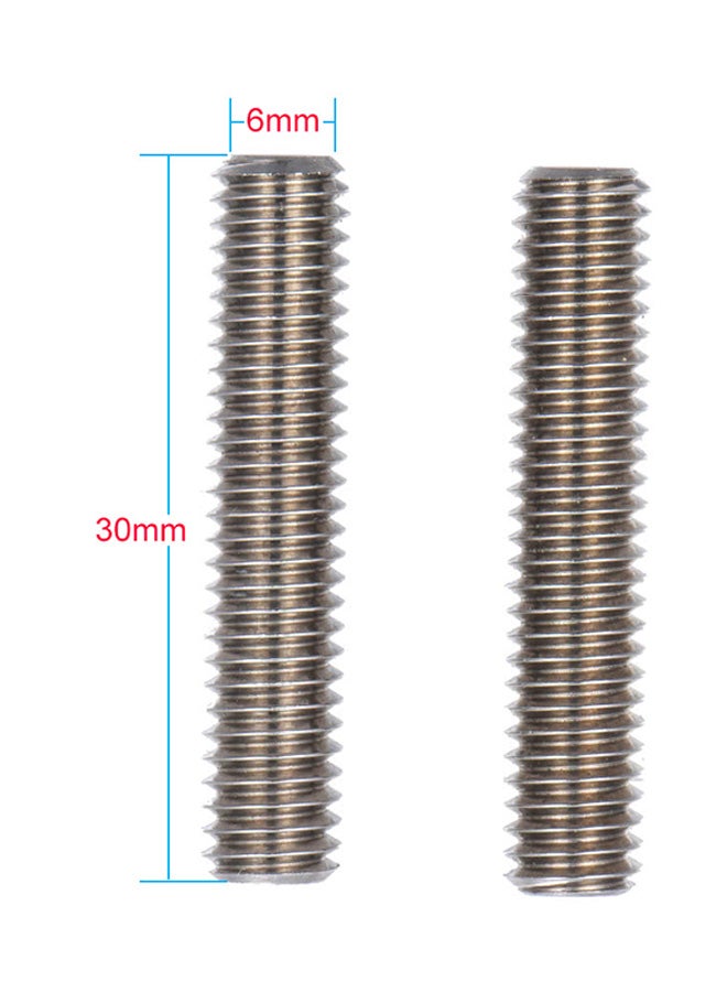 2-Piece Replacement Nozzle Extruder Throat Pipes For 3D Printer Bronze - Image 5