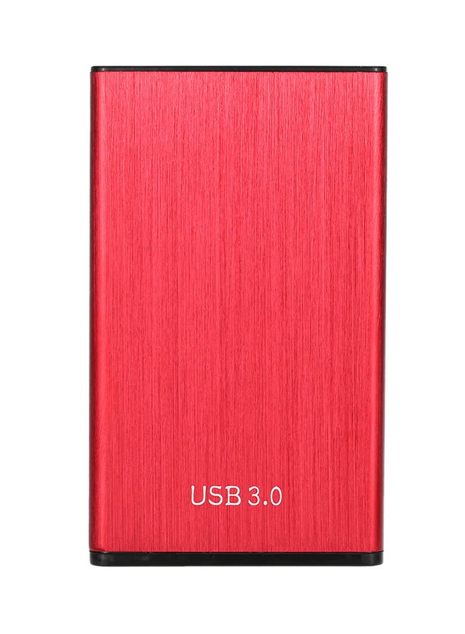SATA SSD HDD To USB 3.0 Adapter With Caddy Case Red - Image 1