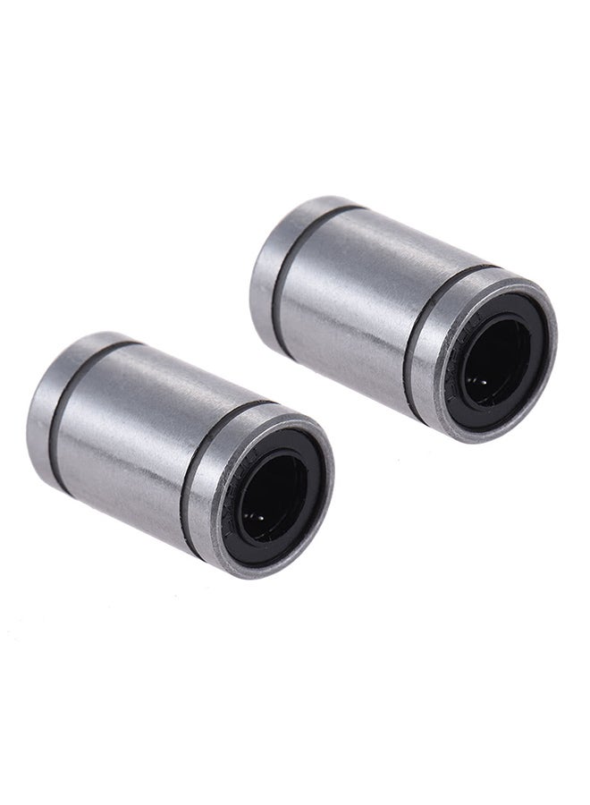 2-Piece Linear Ball Bearing Set For RepRap i3 Anet 3D Printer Silver - Image 2