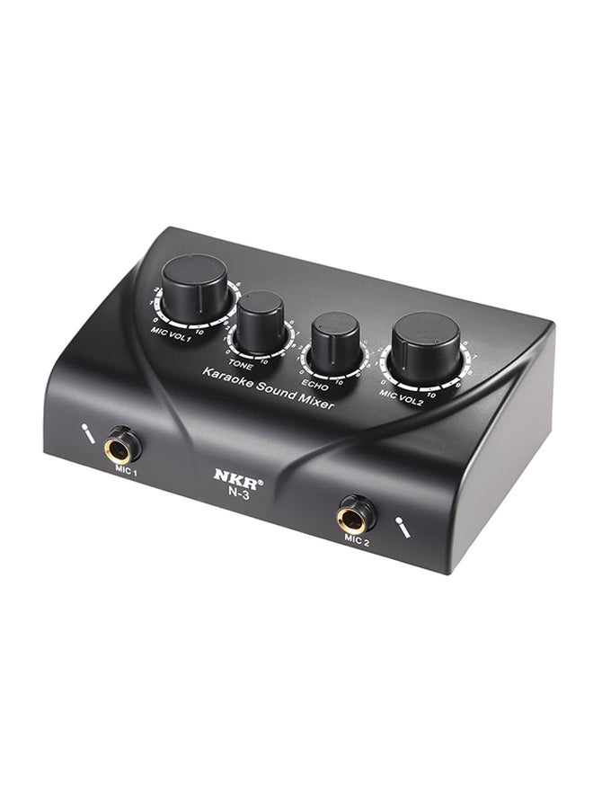 Karaoke Sound Mixer With Cable 1408228 Black - Image 2