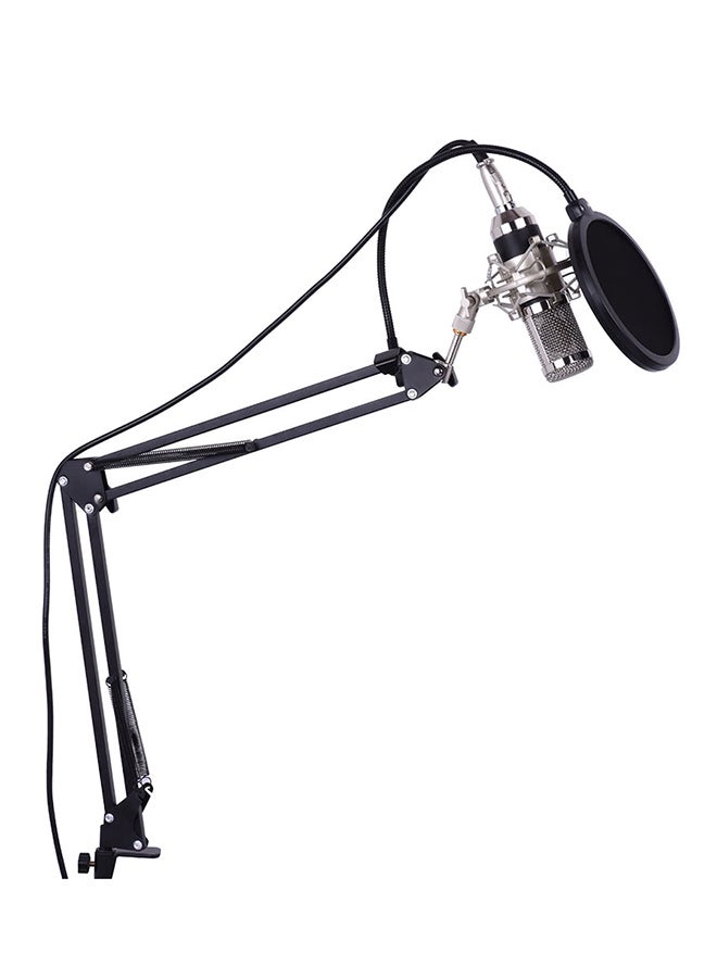 7 Piece Broadcasting And Recording Condenser Microphone Kit 1389815 Silver/Black  - Image 2