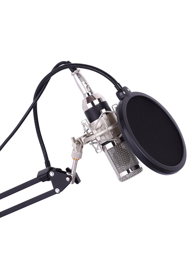 7 Piece Broadcasting And Recording Condenser Microphone Kit 1389815 Silver/Black  - Image 3