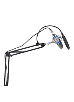 Generic 7 Piece Broadcasting Studio Recording Condenser Microphone Kit 1389799 Blue/Black/Silver  - Image 2