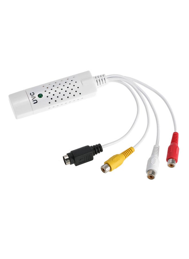USB Video Converter Adapter White/Red/Yellow  - Image 1