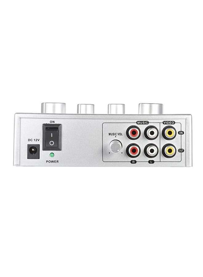 Karaoke Sound Mixer I1787 Silver - Image 2
