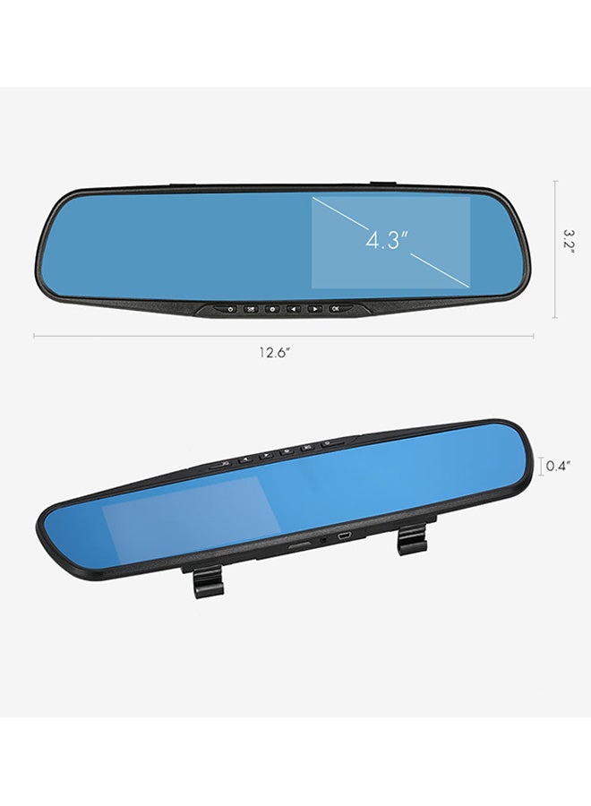 Generic - Car DVR Rear View Mirror Dash Camera Recorder - Image 1