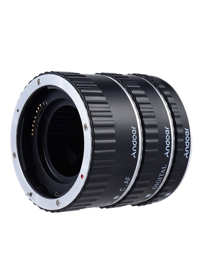 ANDOER Macro Extension Tube Ring For Canon EOS EF EF-S Black  - Image 1
