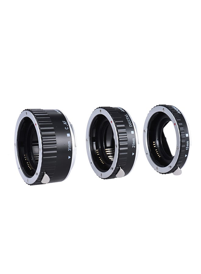 ANDOER Macro Extension Tube Ring For Canon EOS EF EF-S Black  - Image 2