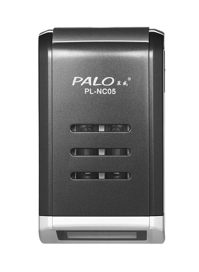 Palo Battery Charger For AA/AAA Ni-MH/Ni-Cd Batteries (US Plug) Black/Silver - Image 1
