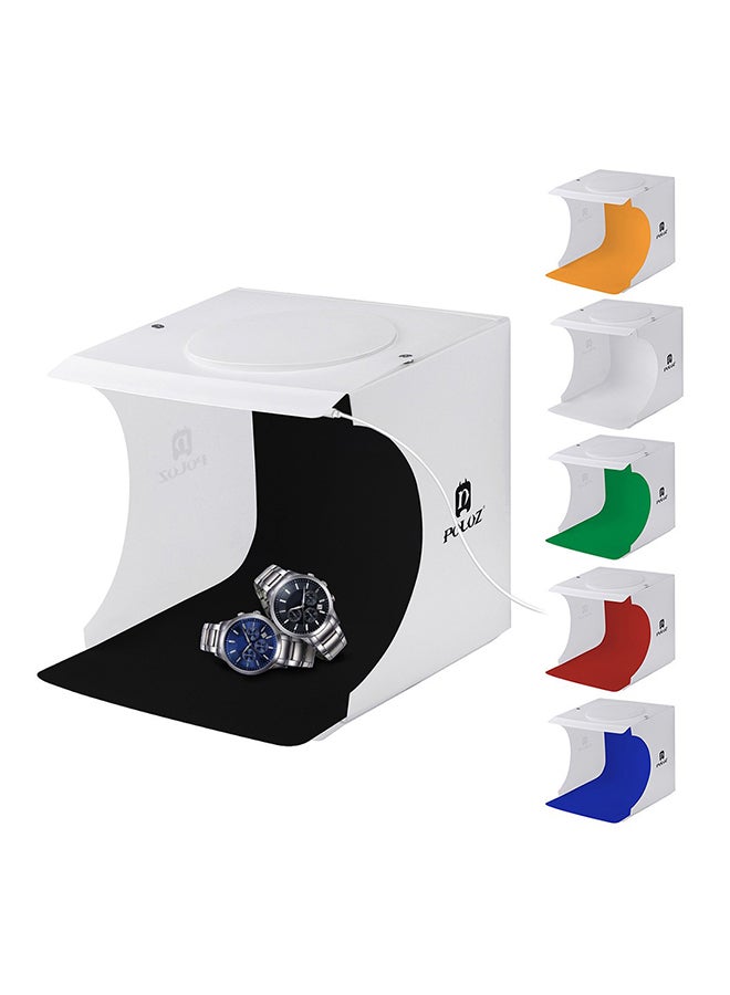 PULUZ - Lightbox With 6-Piece Backdrop Set White - Image 1