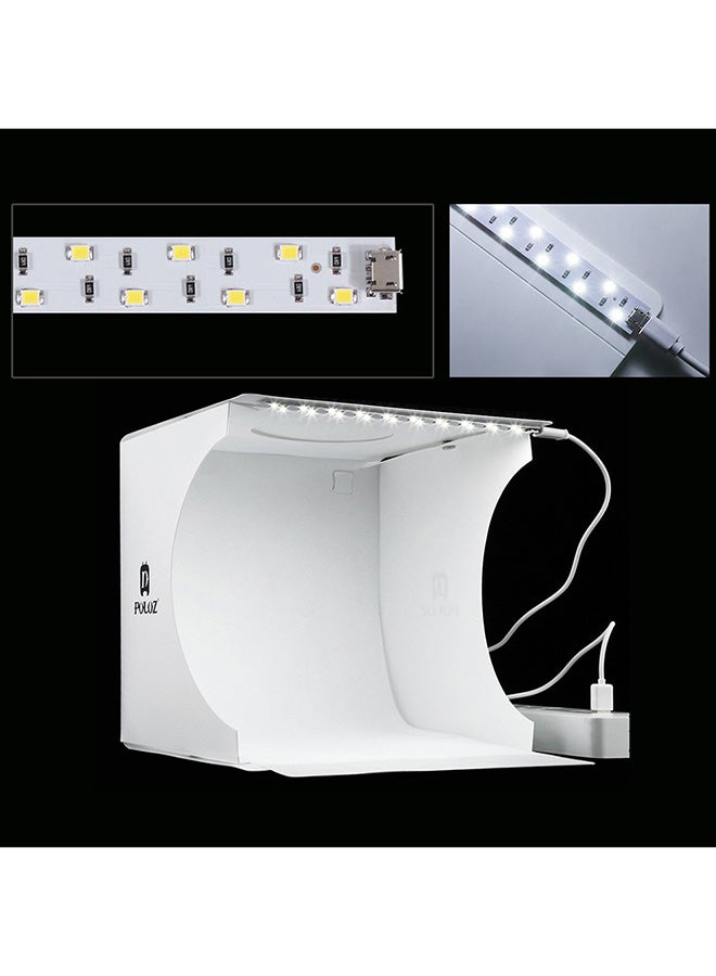 PULUZ - Lightbox With 6-Piece Backdrop Set White - Image 1