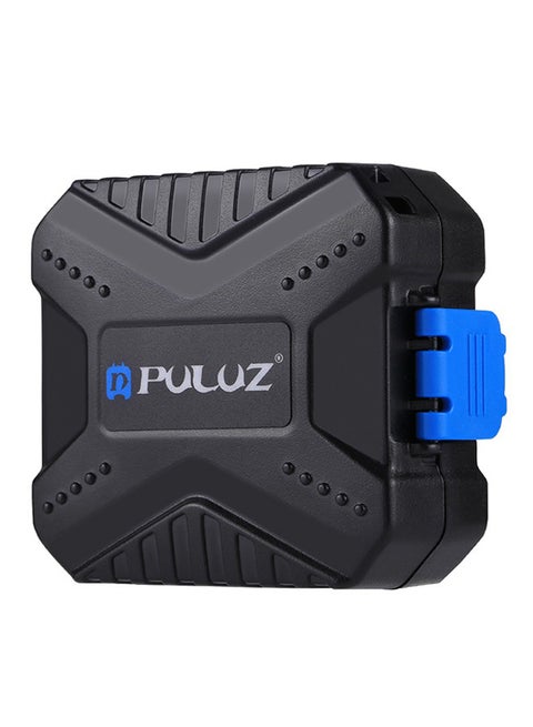 Memory Card And SIM Card Storage Case Black/Blue