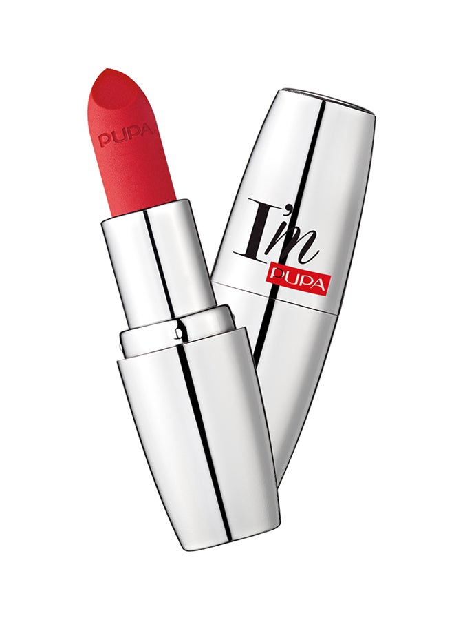 PUPA I'm Matt Lipstick 070 - Coral Red - Image 1