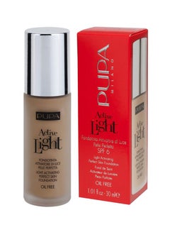 PUPA Active Light - Light Activating Perfect Skin Foundation SPF 10 060 Amber  - Image 2