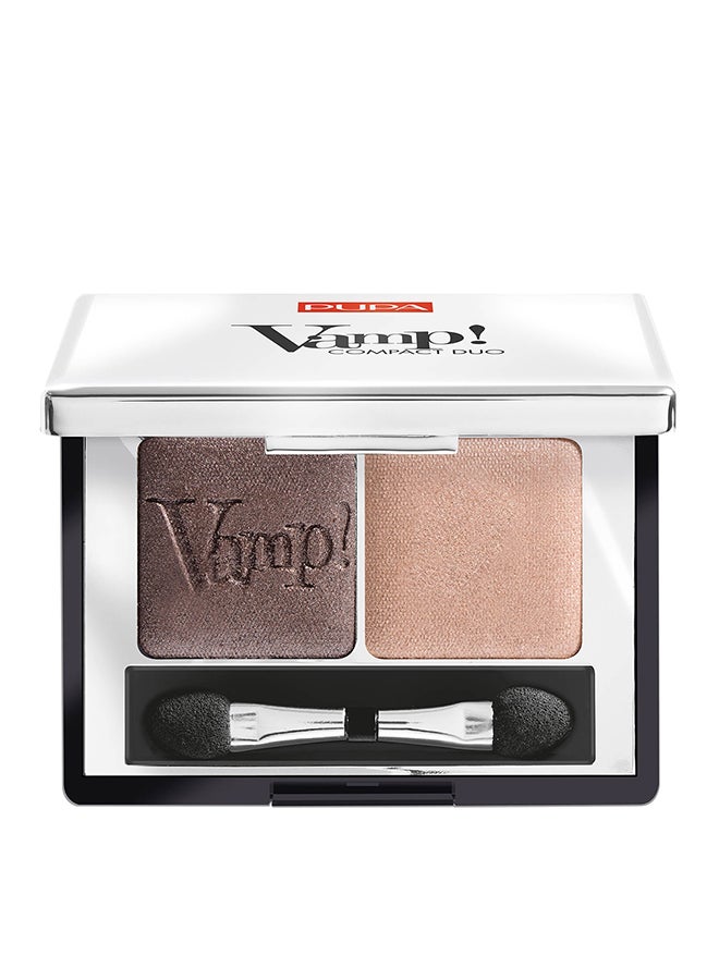Vamp! Compact Duo Eyeshadow 004 Bronze Amber