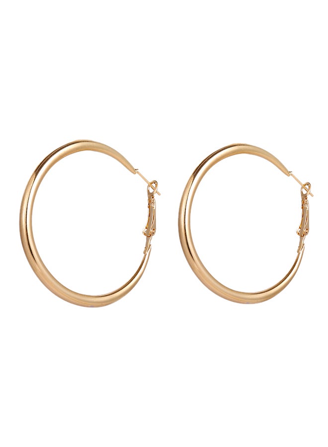 Sharpdo - Alloy Hoop Earrings - Image 1