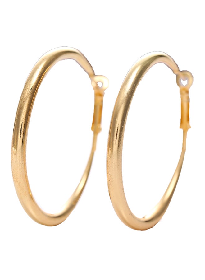 Sharpdo - Alloy Hoop Earrings - Image 1
