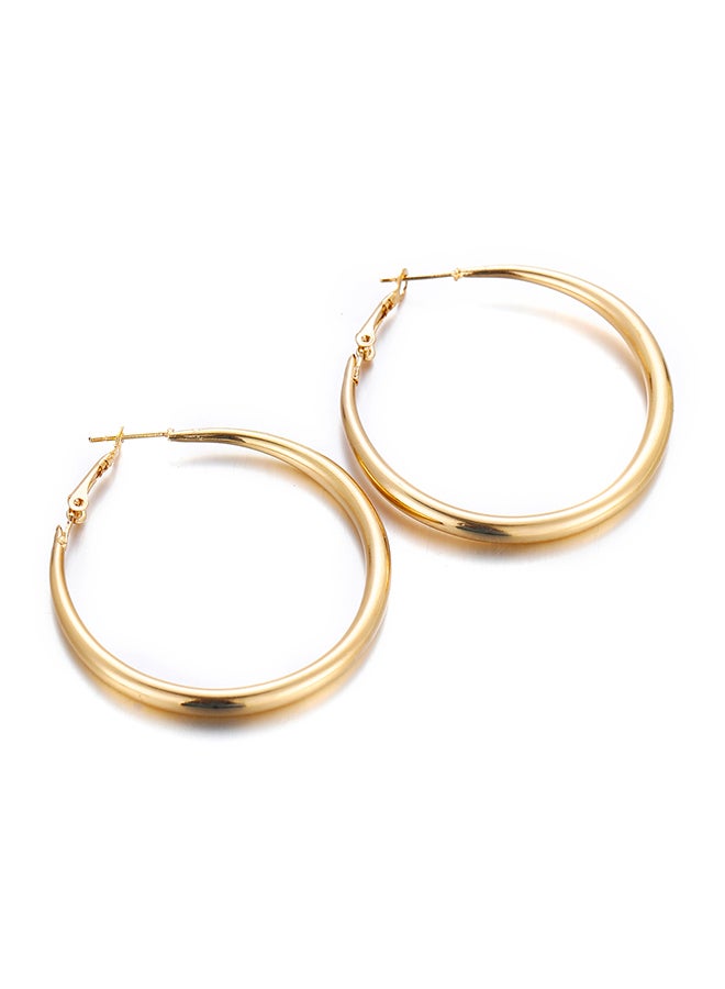 Sharpdo - Alloy Hoop Earrings - Image 1