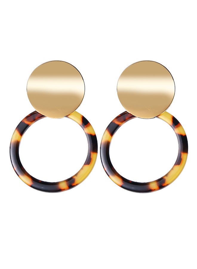 Sharpdo Leopard Print Dangle Earrings - Image 1