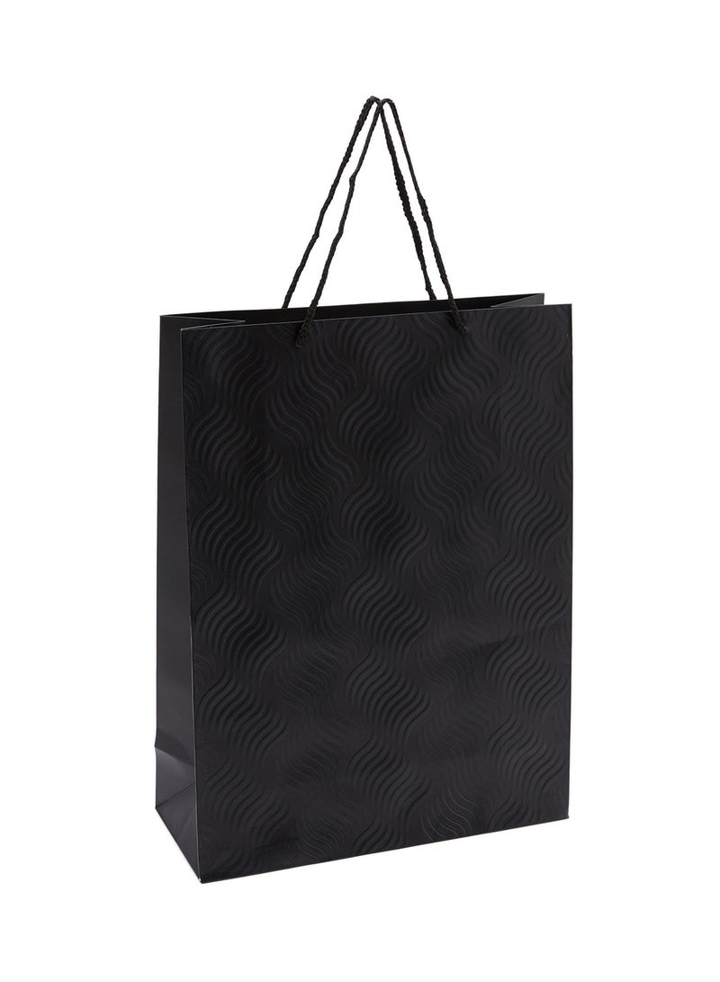 سارفا أكياس هدايا سادة من 12 قطعة أسود - Image 2