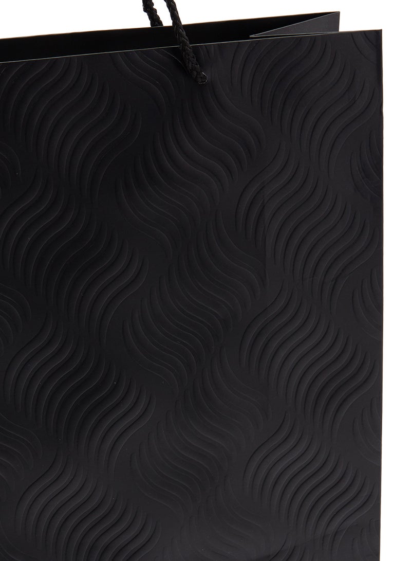 سارفا أكياس هدايا سادة من 12 قطعة أسود - Image 3