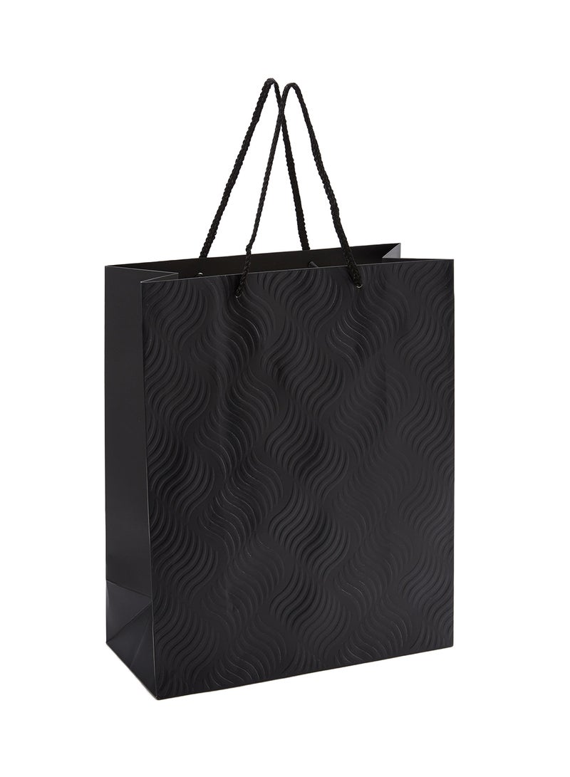 سارفا أكياس هدايا سادة من 12 قطعة أسود - Image 2