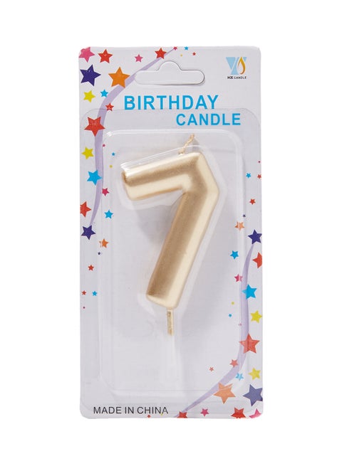 7-Numbered Decorative Candle