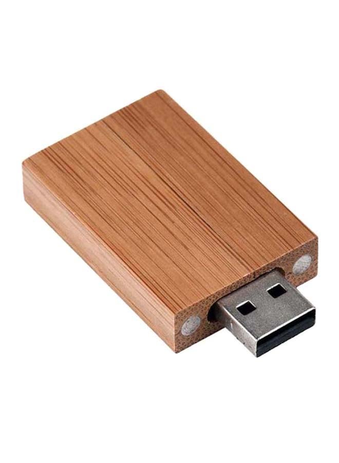 Swivel USB 2.0 Bamboo Thumb U Disk Flash Drive 4 GB - Image 1