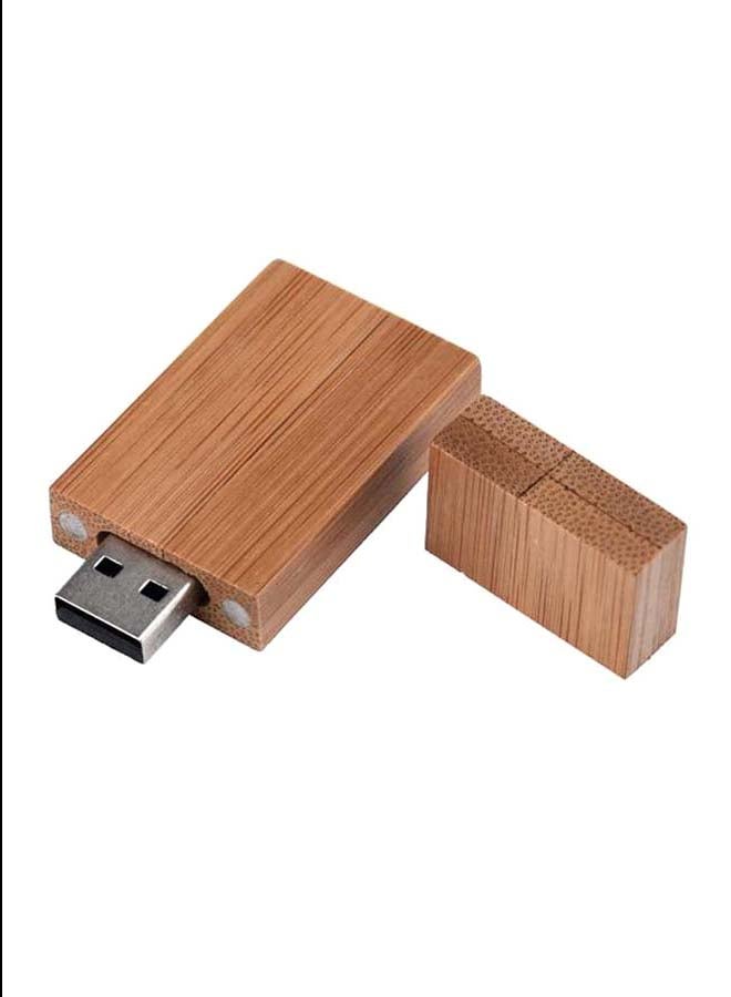 Swivel USB 2.0 Bamboo Thumb U Disk Flash Drive 4 GB - Image 3