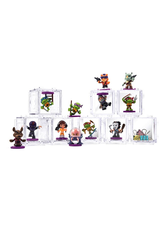 كوميكيف ستوديوز صندوق غموض من السلسلة 1 بمجسمات سلاحف النينجا من مجموعة كيوب إت - Image 1