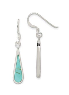 925 Sterling Silver Turquoise Studded Chandelier Earrings