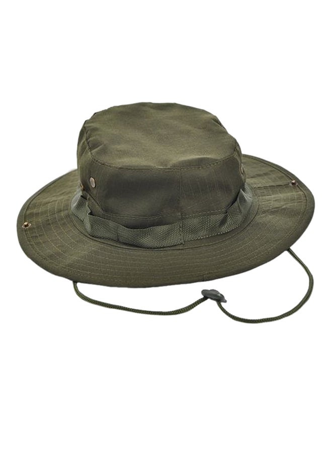 Generic Solid Acrylic Hat Army Green  - Image 1