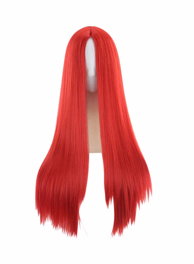 Long Straight Wig Red - Image 1